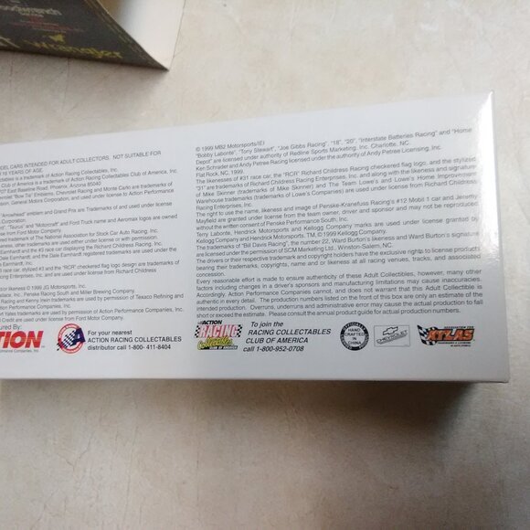 1999 Dale Earnhardt Wrangler Jeans Monte Carlo 1:24 Bank - SHIP ONLY 1 CAR PER - Picture 10 of 13